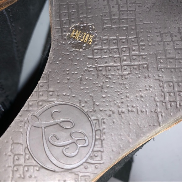 Lucky Brand Black Suede Yabba Booties 8 - Picture 6 of 7